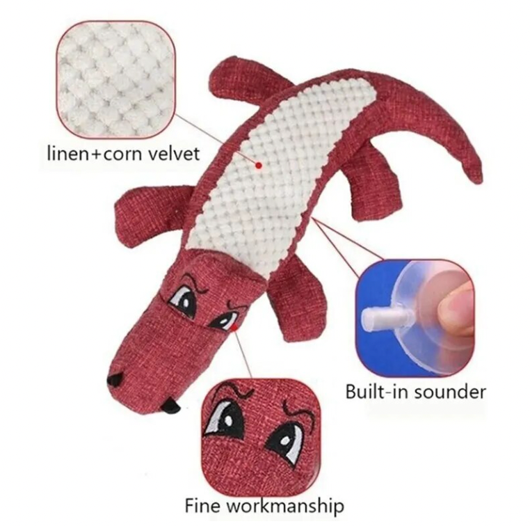 Hundespielzeug Croco