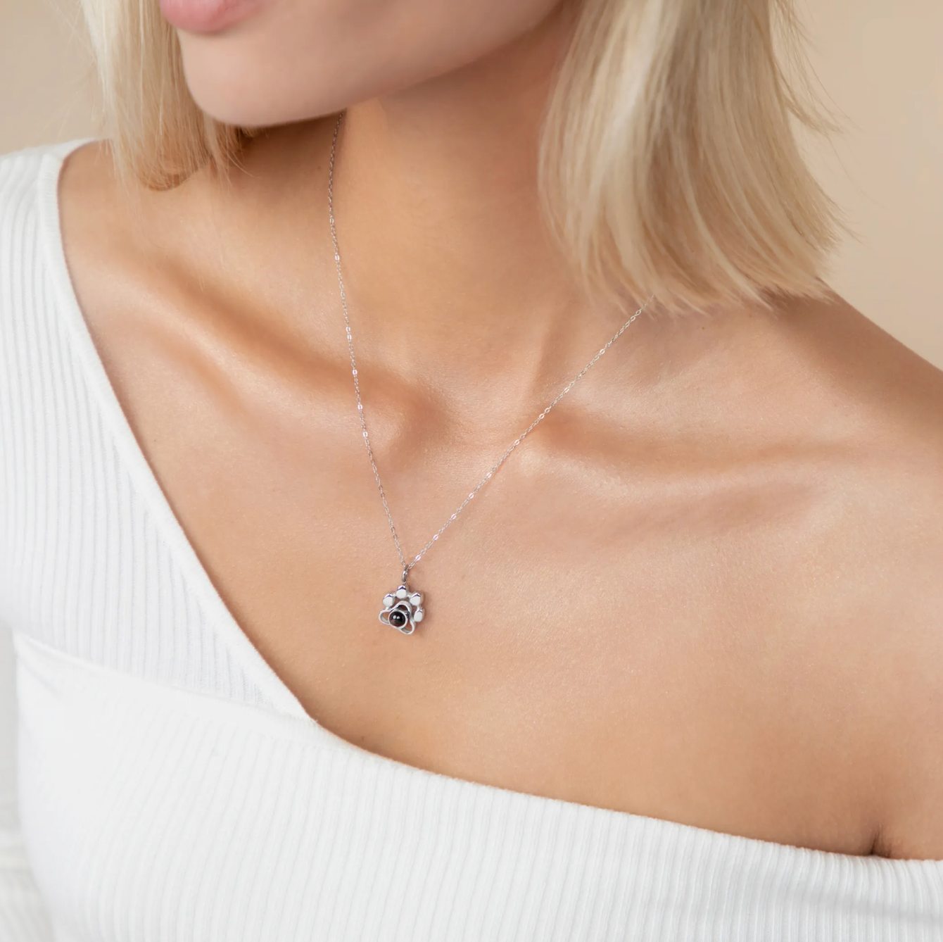 Paw Photo Necklace - Personalised